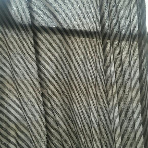 Poof! Striped Open Cardigan (Med) Y2K - Picture 2 of 6